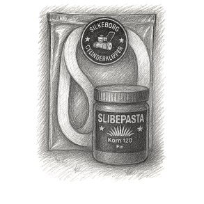 Slibepasta og tilbehør